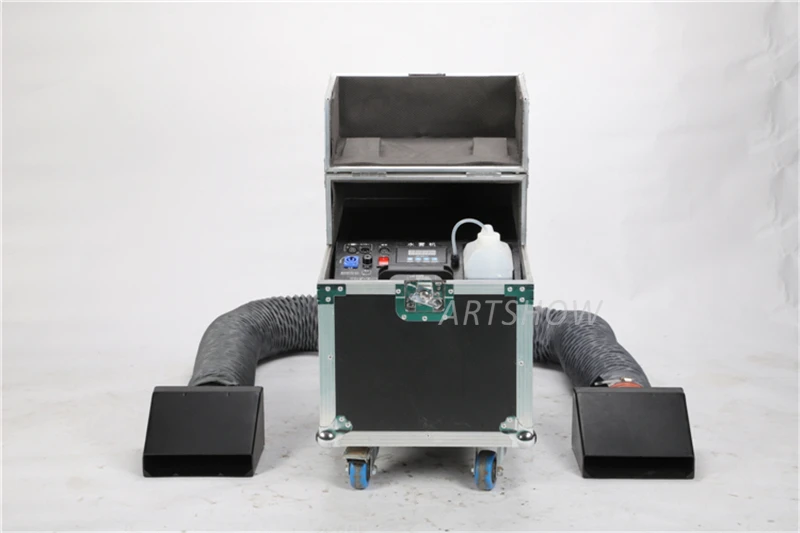 3000W Double Outlet Water Fog Machine 3KW Water Base Low Ground Fog Smoke Machine With Double Hose For Wedding Party