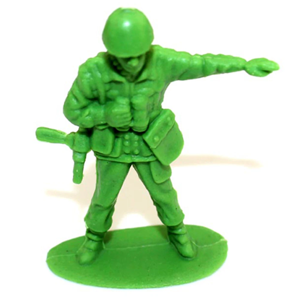 Горячая продажа дешевая рекламная маленькая пластиковая игрушка миниатюры солдатская игрушка для Рождественского украшения