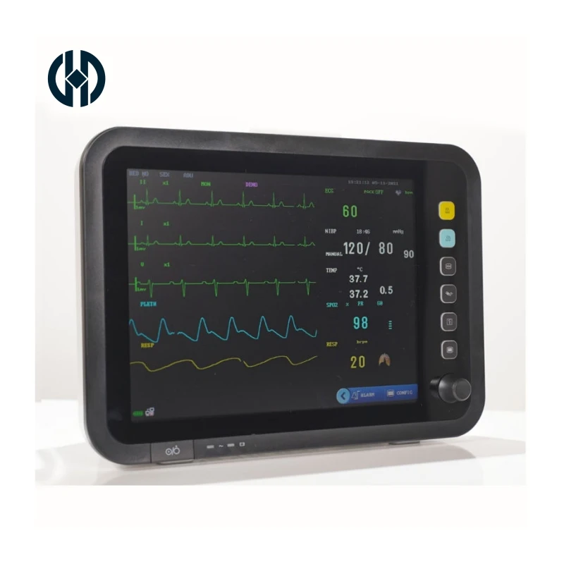 Модуль монитора пациента Manhua 12,1 дюймов сенсорный экран ICU Монитор ETCO2 ECG терпеливый монитор тележка высокого качества