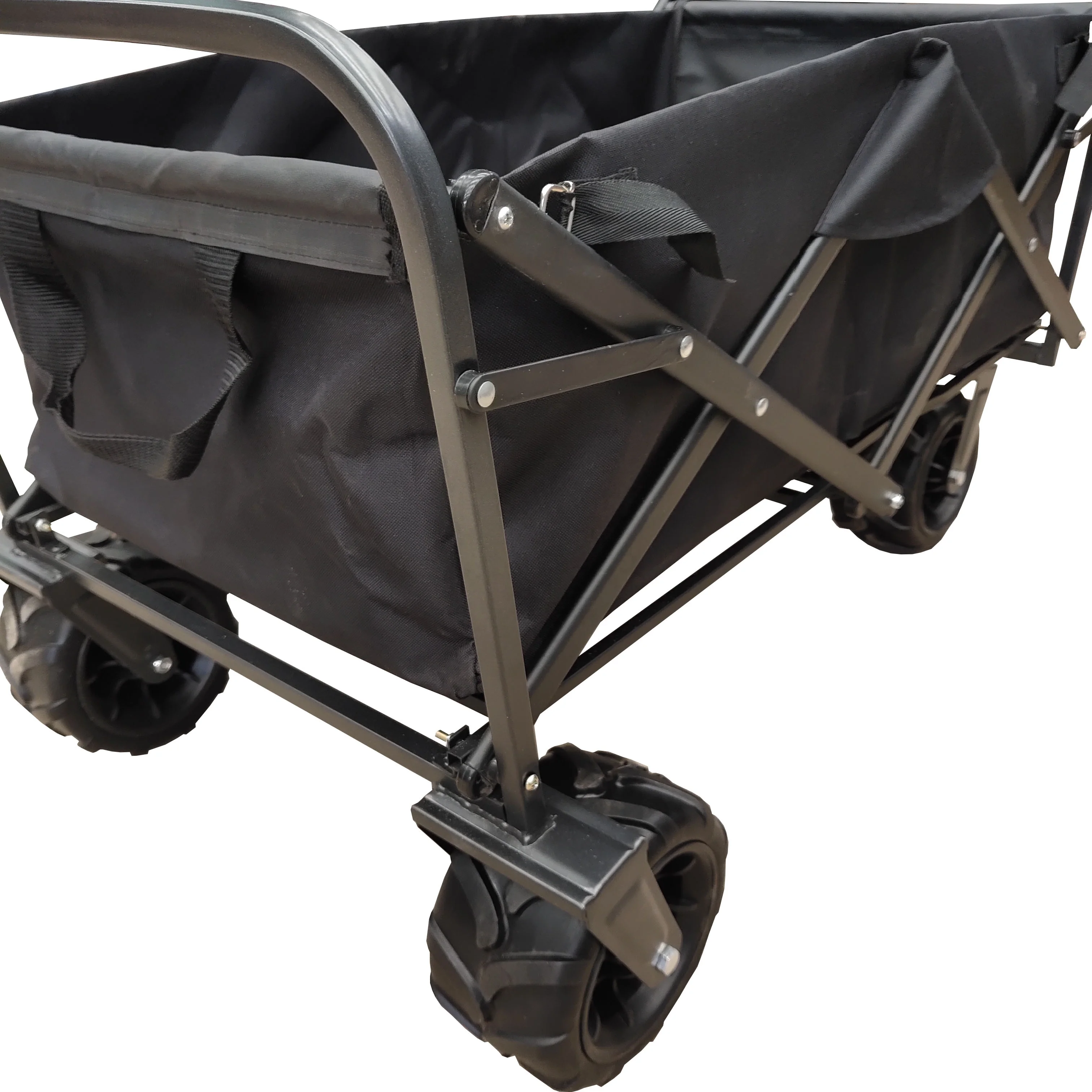 
supermarket storage wheels push luggage foldable wagon tool folding shopping hand carts beach trolley cart 