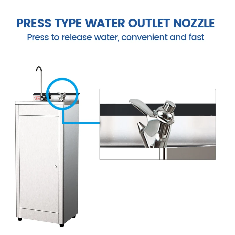Touchless Freestanding Safer Water Coolers Option Floor Standing Water Dispenser Drinking Water Bottle Filling Station
