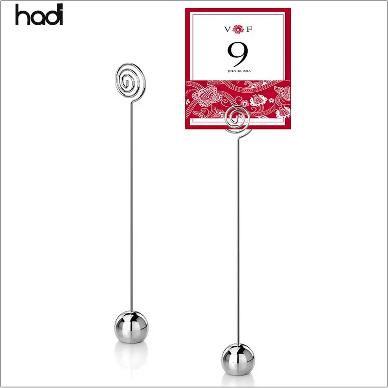 High Quality Modern Gold U-Shaped Stainless Steel Card Buffet Tag Holder for Wedding Parties and Hotel Table Number Stands Sale