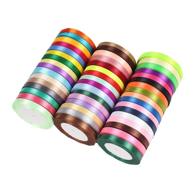 Gift Decoration Stain Ribbon Craft Wrapping Supplies Handmade Diy  Cake Satin Ribbons