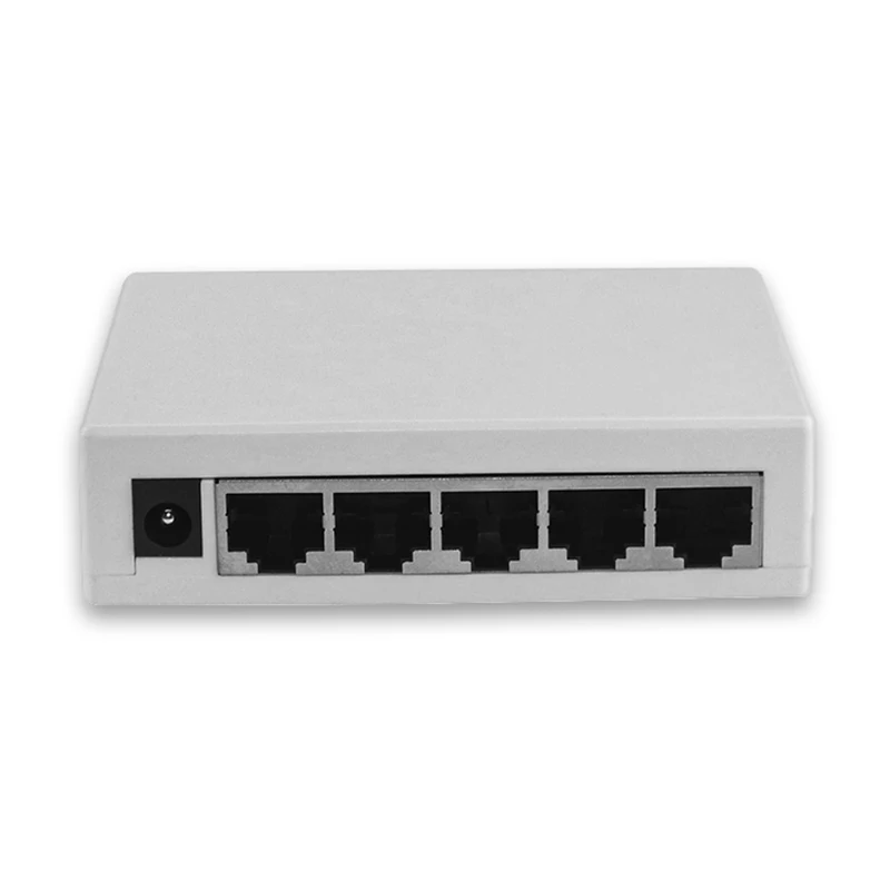 Desktop Plastic Case 5 Port 10 100 1000M Gigabit Ethernet Unmanaged Network Switch hub