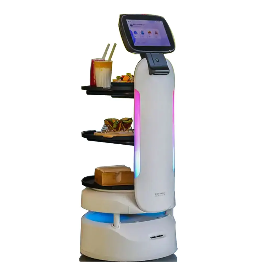 New Trendy Auto Charge Shenzhen Artificial Intelligent Robot Humanoid Robot Welcome robot AI Server