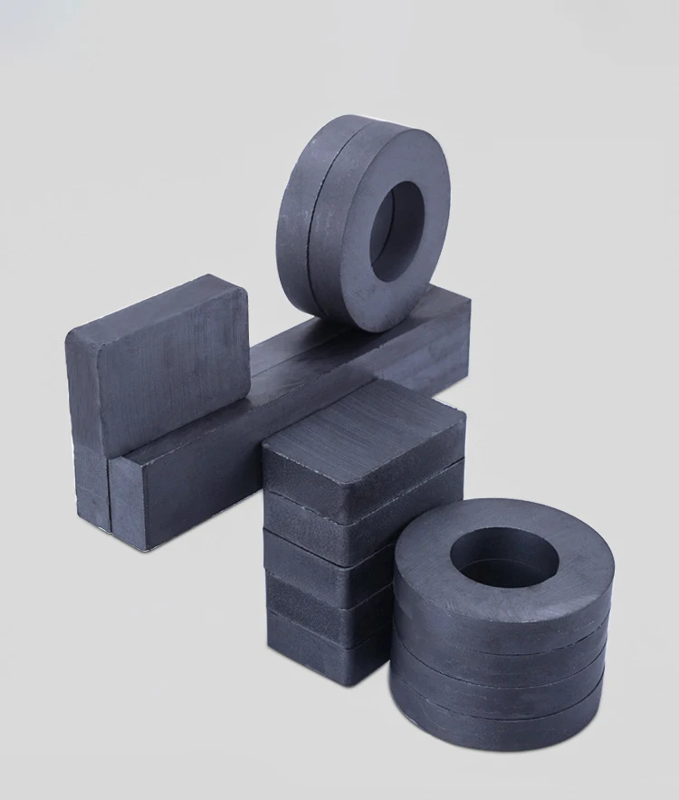 DEM  20965-MGNT Customized 80mm Allmagnet Round Ferrite Ring Magnet With Holes