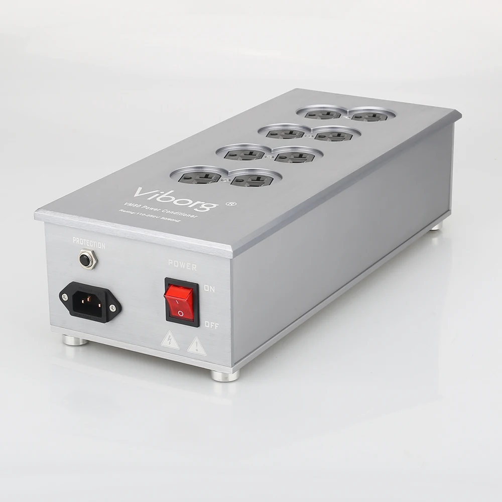  Фильтрующий элемент viборга VM80 HiFi розетка стандарта США 8 каналов Кондиционер переменного тока аудиофил электроочиститель распределитель питания