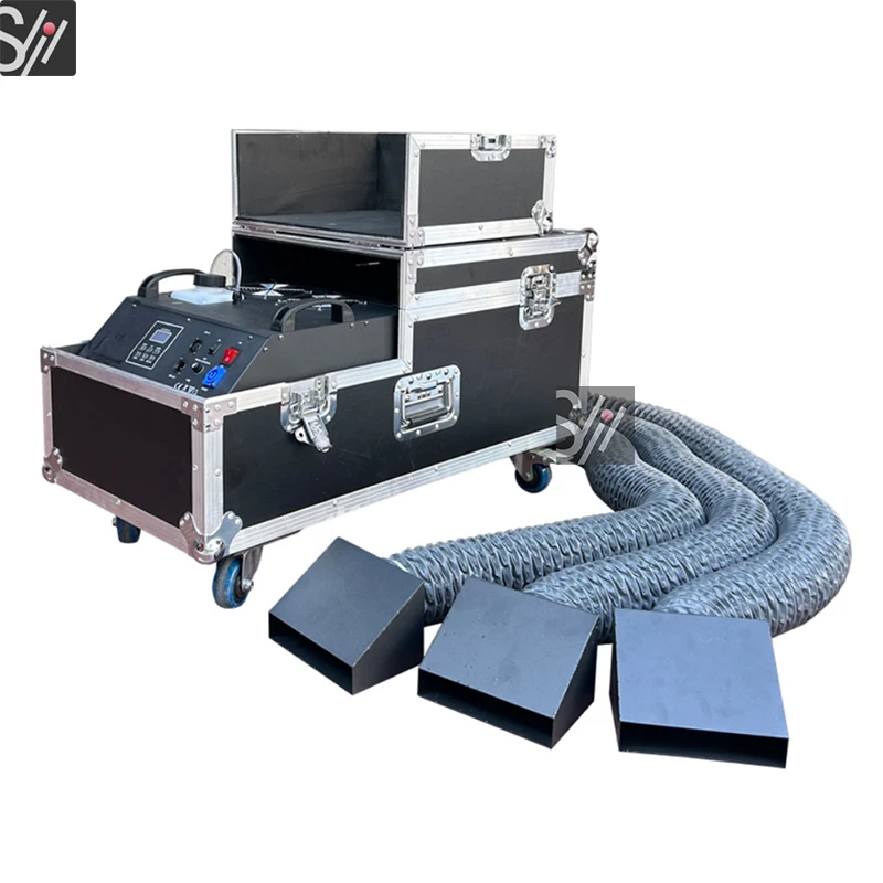 Stage effect equipment dmx 4000w three tube water fog machine for wedding party concert water low fog machine 4000W