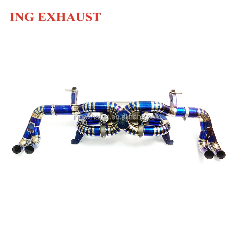 ING Exhaust For Lamborghini  Huracan  Catback 2014+ 5.2 V10 LP580-2 LP610-4  Titanium alloy Catback Exhaust Valve