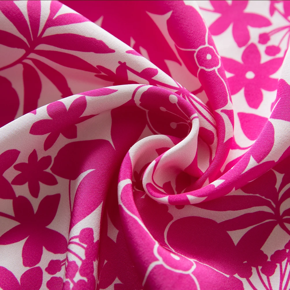 
 Индивидуальный цифровой принт 23 мм 100% чистый шелк крепдешиновая ткань с цветочным принтом тяжелая ткань CDC шелк для летнего платья  