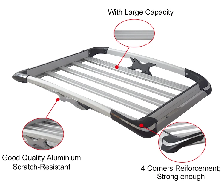 Car Accessories Roof Rack Aluminum Luggage Cargo Carrier aluminium roof rack extrusion