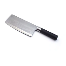 Pattern Stainless Steel  Chopper Chef Meat Cleaver Kitchen Chinese Butcher Knife With PP Handle