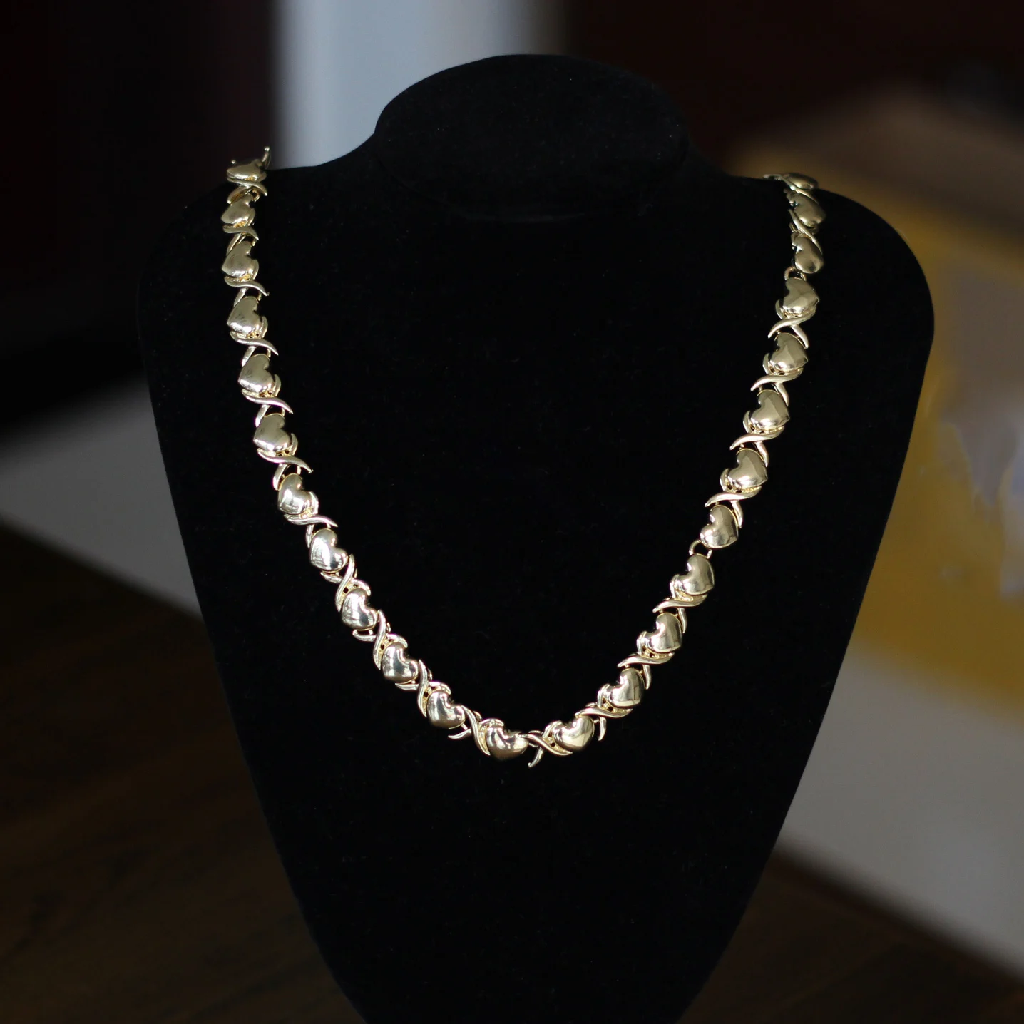 Best Gift for lovers Wholesale 2021 Unique Present Gold plated crystal 3D love heart teddy bear long necklace