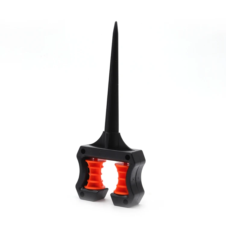 Пластиковый фиксированный держатель для садовой водопроводной трубы с шипами