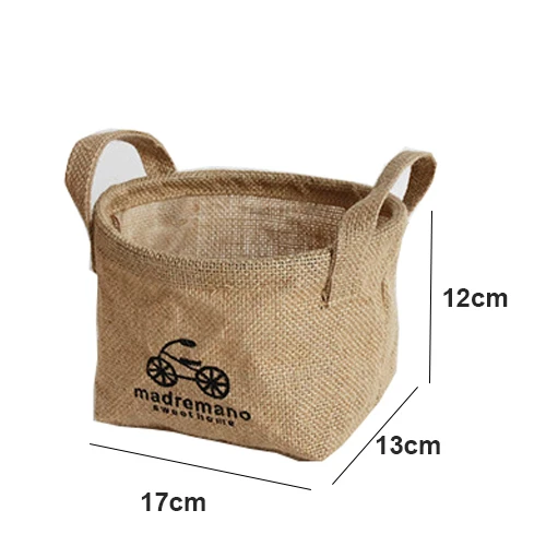 Promotional Cheap Price Eco Natural Fabric Wholesale Jute Planter Garden Grow Bags