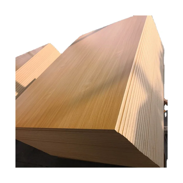 Wholesale MDF with Melamine Film Sheet Melamine Laminated MDF Board for Furniture and Kitchen Cabinet