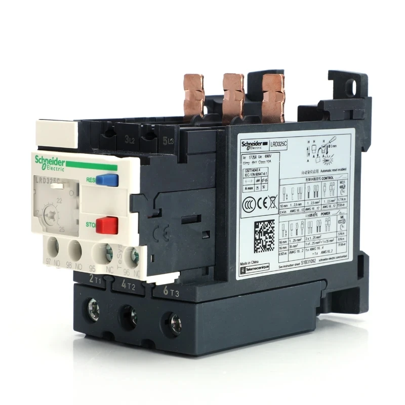 Schnei der LRD Thermal Overload Relays LRD325C LRD332C LRD340C LRD350C LRD365C Use for Schneider AC Contactor