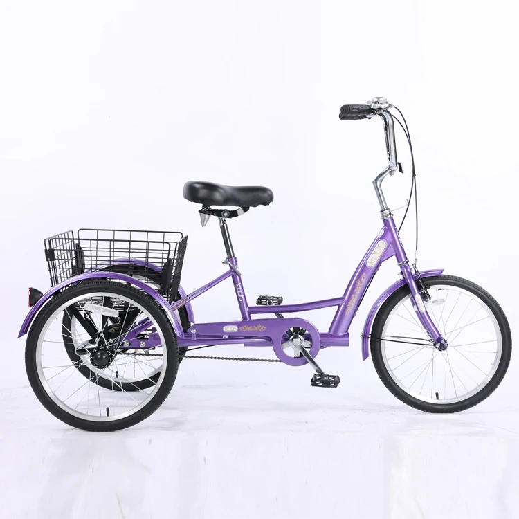 Factory Supply Attractive Price 20 Inch Steel Frame Bike Tricycles Three