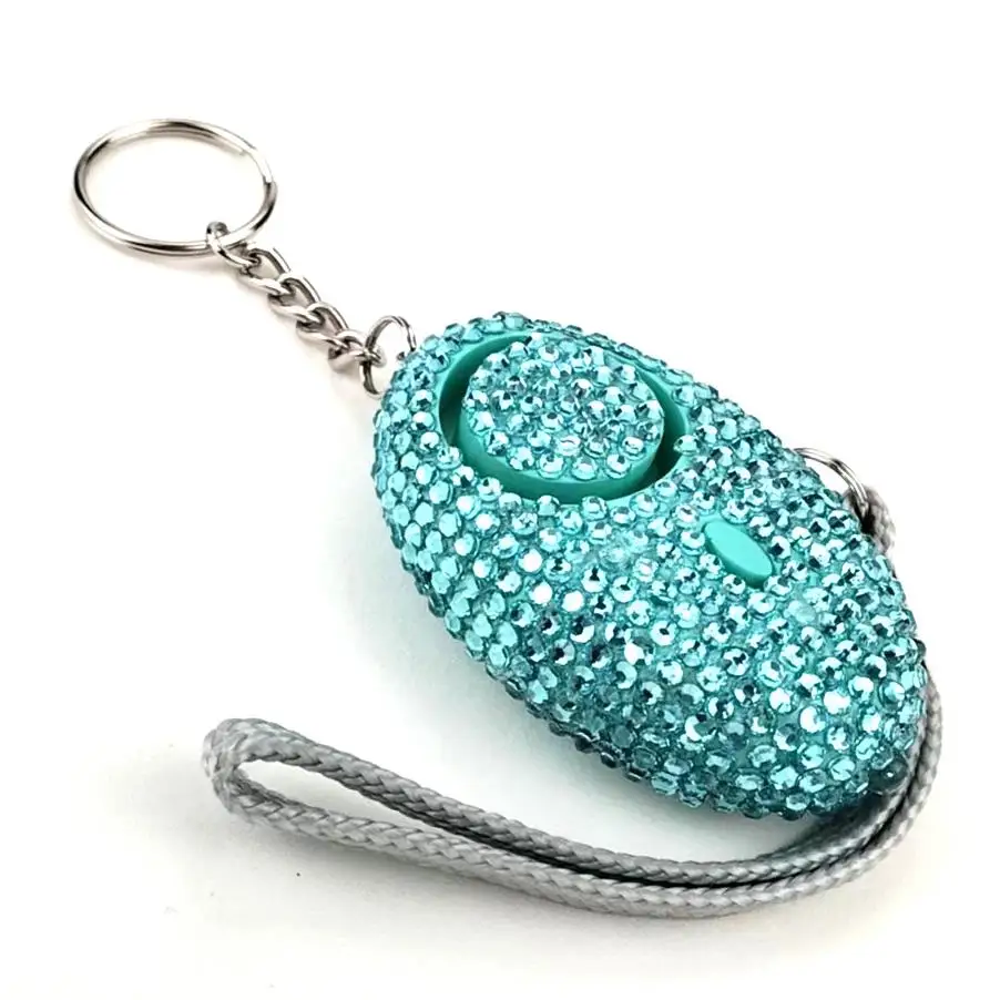 Wholesale Bling Field Camping Outdoor Equipment Self Defense Mini Personal Alarm Flashlight Key Chain