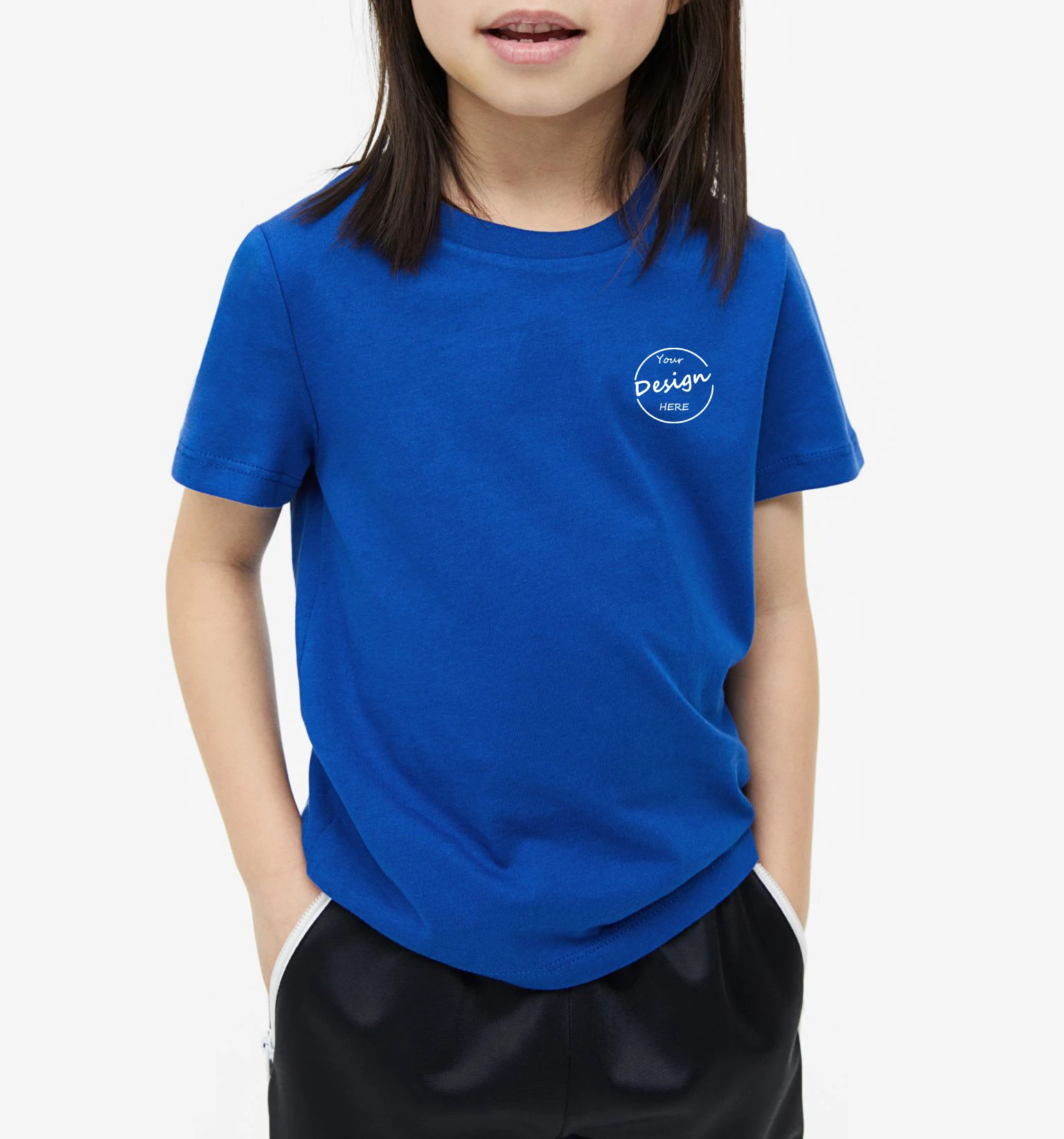 Kids Plain breathable tshirt Tops for Child Boys Girls Baby Toddler Solid Color Cotton Clothes White Black kids plain t shirts