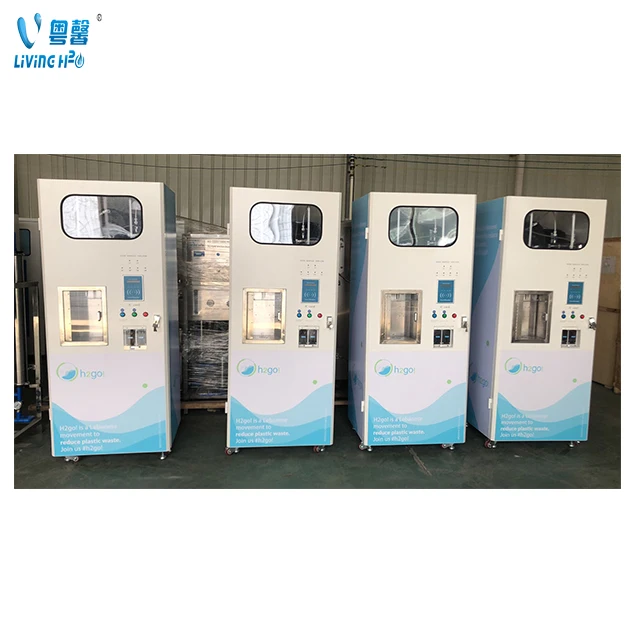 400/600/800/1000/1300 GPD coin Purified Water Vending Machine