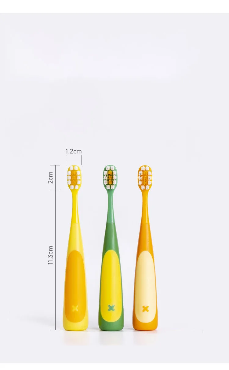 Baby Toothbrush Baby Teeth Cleaning Kit With Double Soft Hair Training Toothbrush For Kids