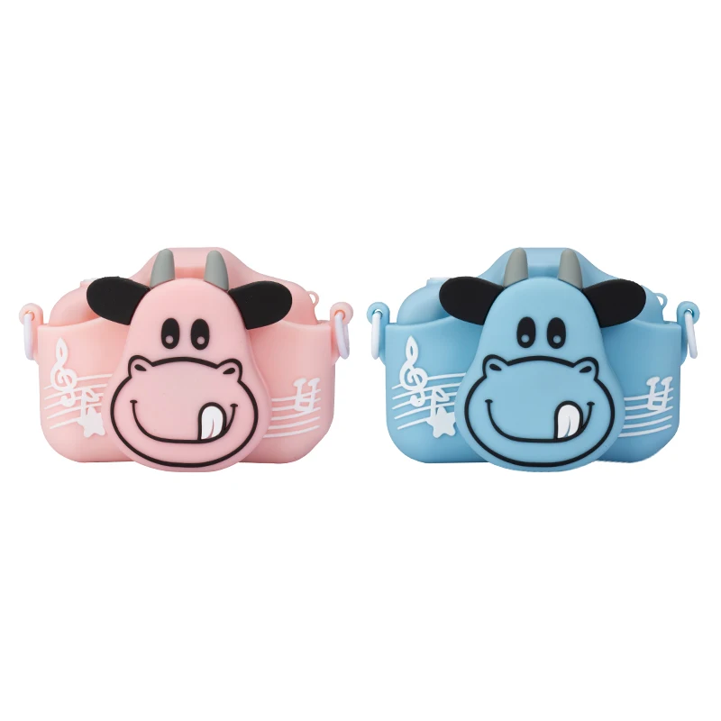 New Design Animal Cartoon Child Camera Kids Camera Toy With Silicone Protection