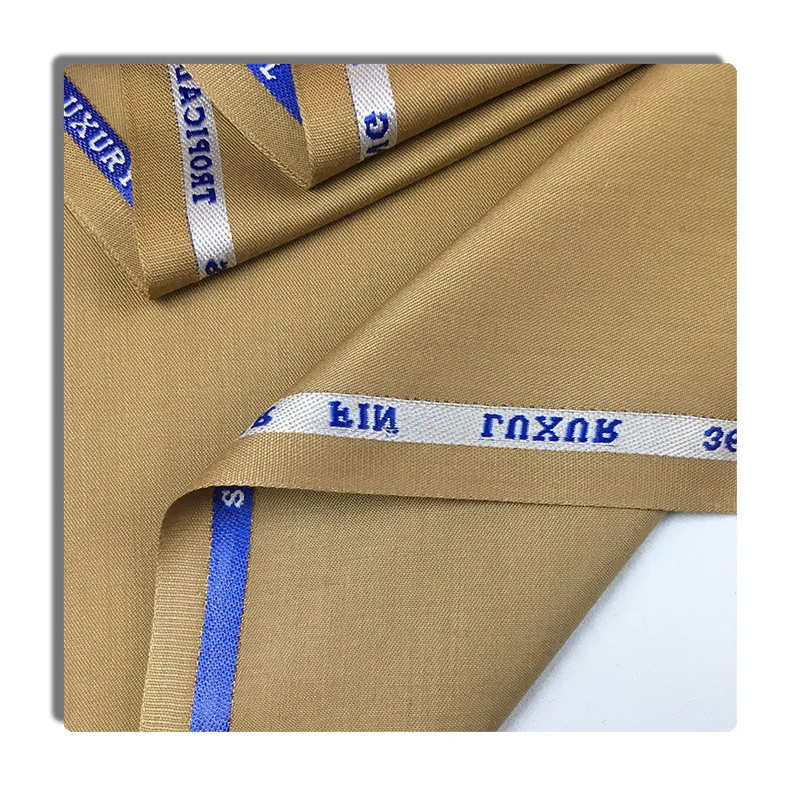 High quality dubai textile wholesale man coat TR selvedge shiny suit fabric