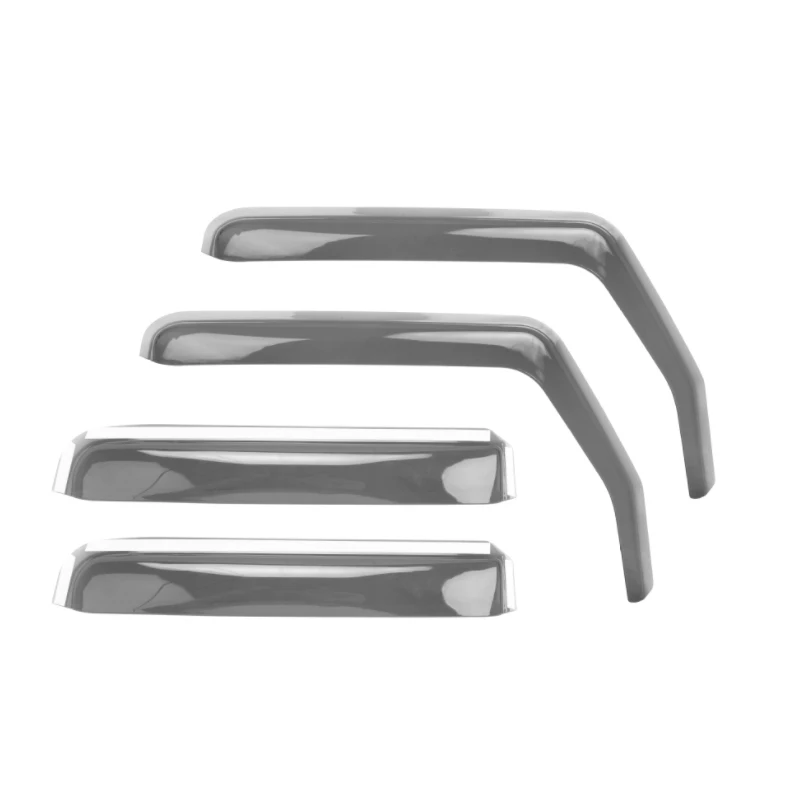 JK Side Window Rain Guard in-Channel Side Window Deflectors Window Visor for 2007-2017 Jeep Wrangler JK 2/4 doors