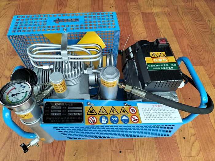 High Purity scuba diving oxygen refill High Pressure Air compressor by Gasoline Drive