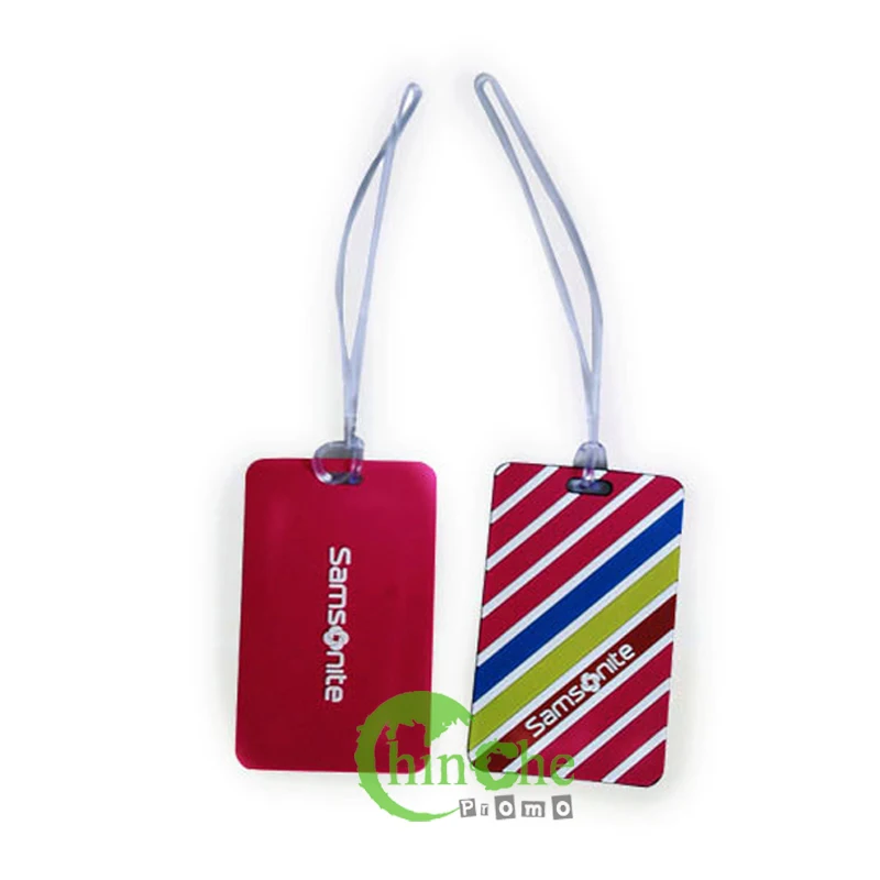 hard plastic luggage tag
