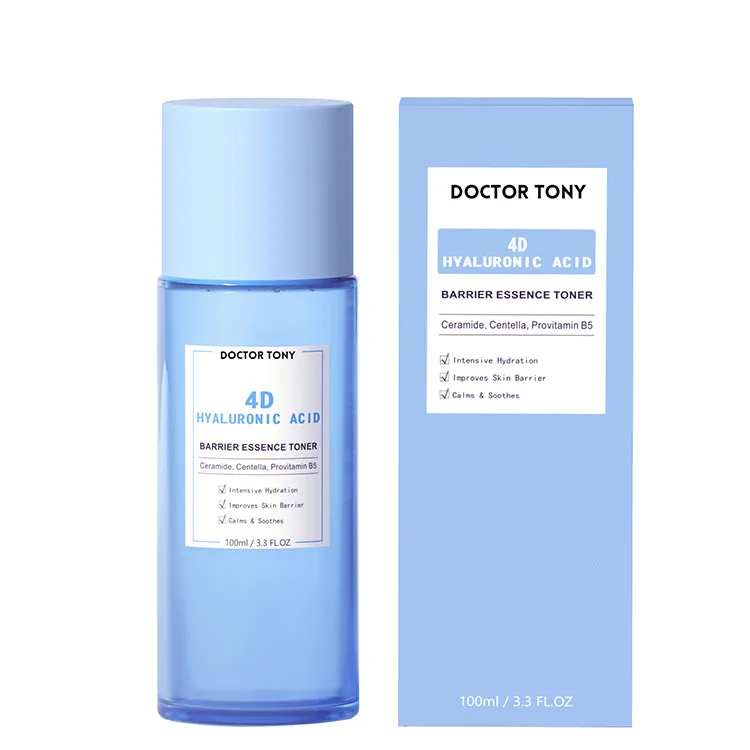 Wholesale Private Label Shrink Pores Facial Toner Moisturizing Brightening Hyaluronic Acid Face Skin Toner