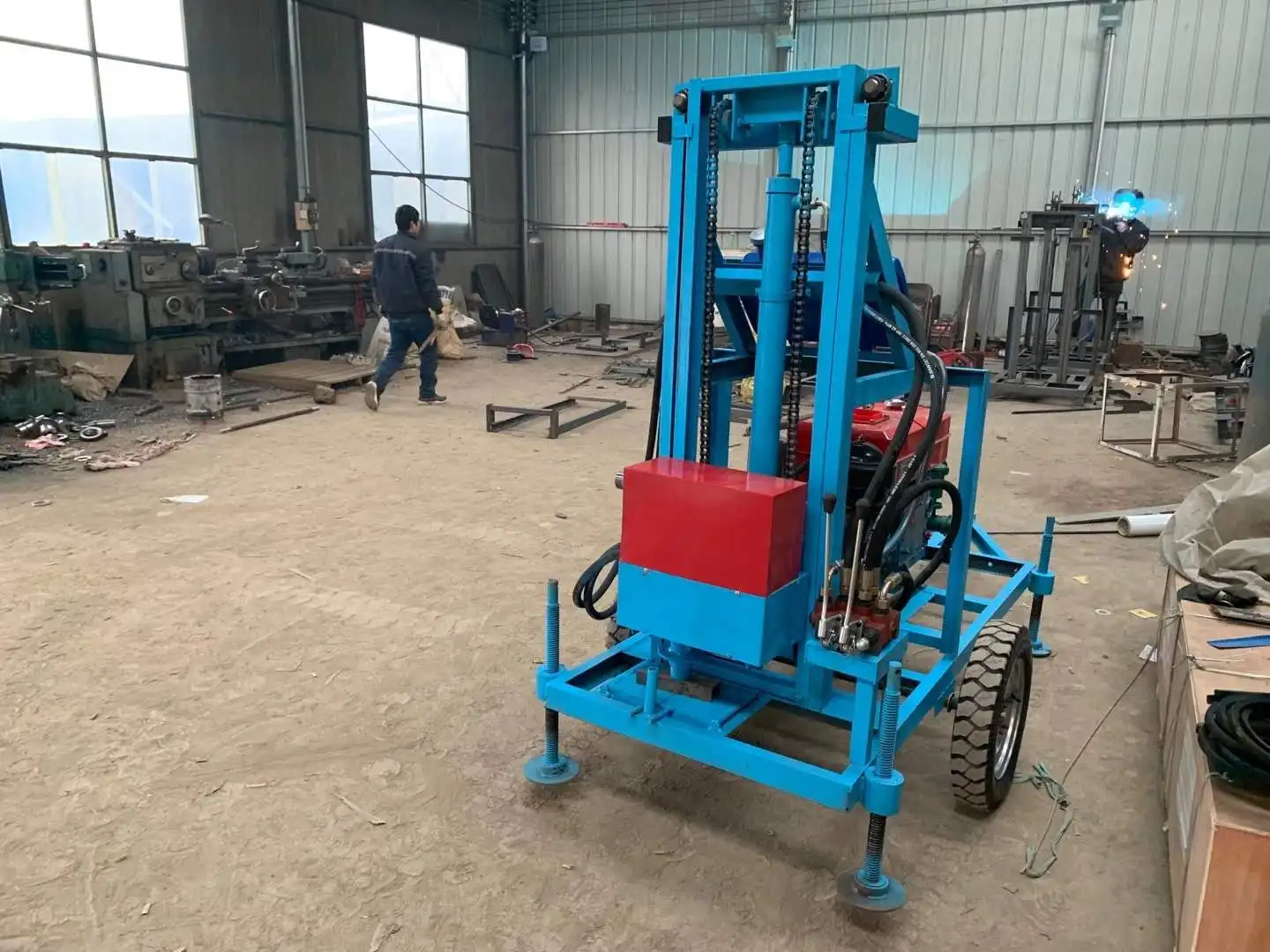 150m depth cheap price mine truck mounted water well drilling rig
