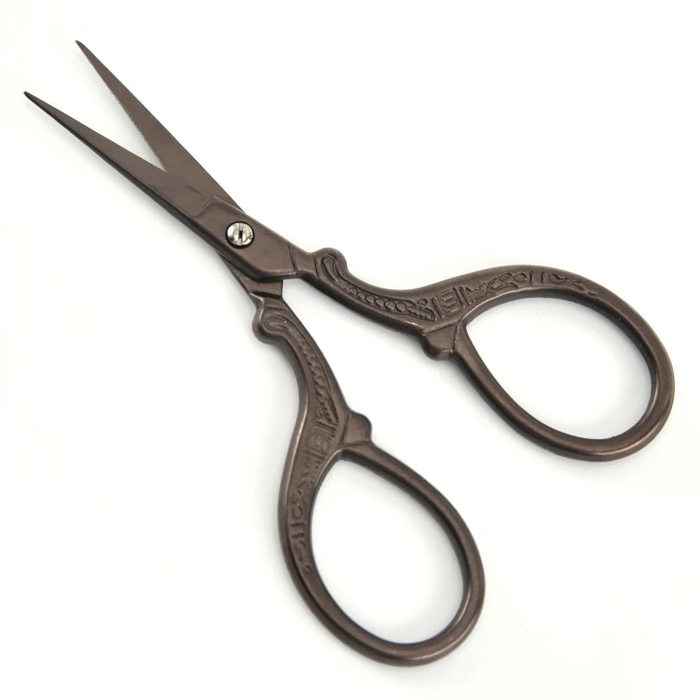 Stainless Steel Scissors Retro Crane Shape Stork Embroidery Sewing Tools Measures Craft Shears CrossStitch Scissors