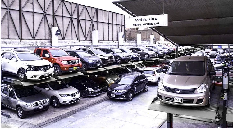  Вертикальный переносной отпариватель для гаража парка 2 этажа автоматический двухстоечный автомобильный парковочный подъемный