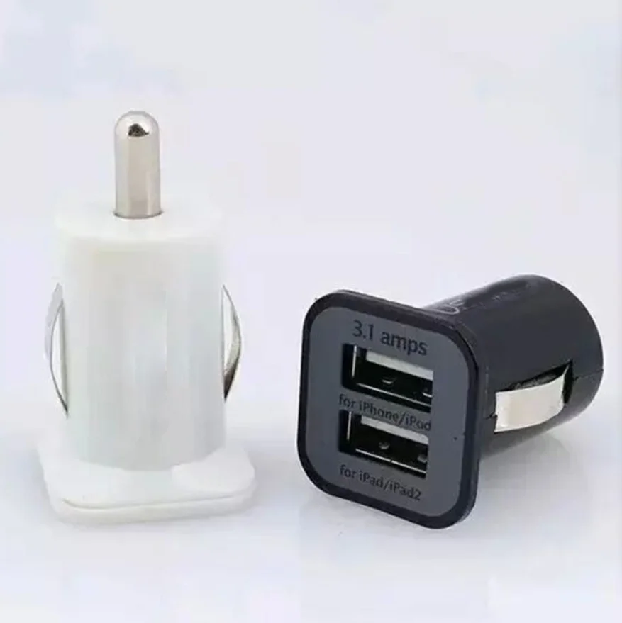 31a/3.1a dual 2 usb port in car charger usb power supply