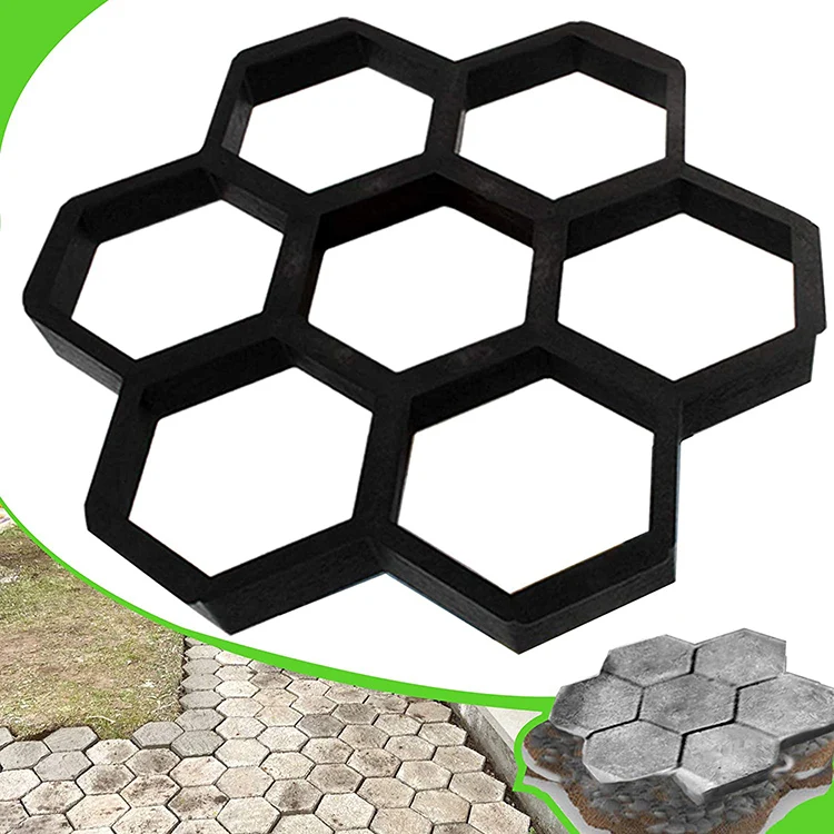 Garden Pavement Path Maker Patio Walk Mold Walkway Concrete Outdoor Heavy Duty Backyard Balcony Free Insulated Path Maker Mold