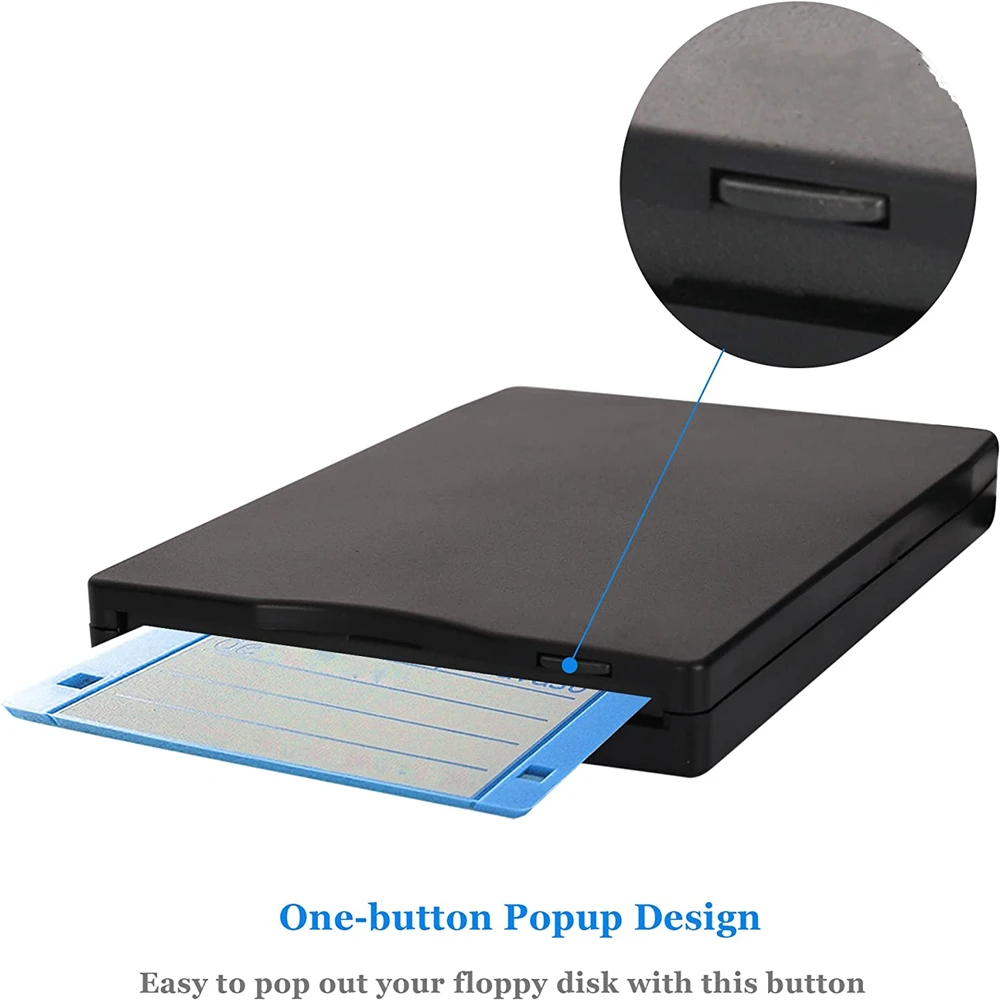 portable FDD 1.44MB 3.5 inch External USB floppy disk drive capable Win11 USB Floppy Drives usb Portable Diskette Drive