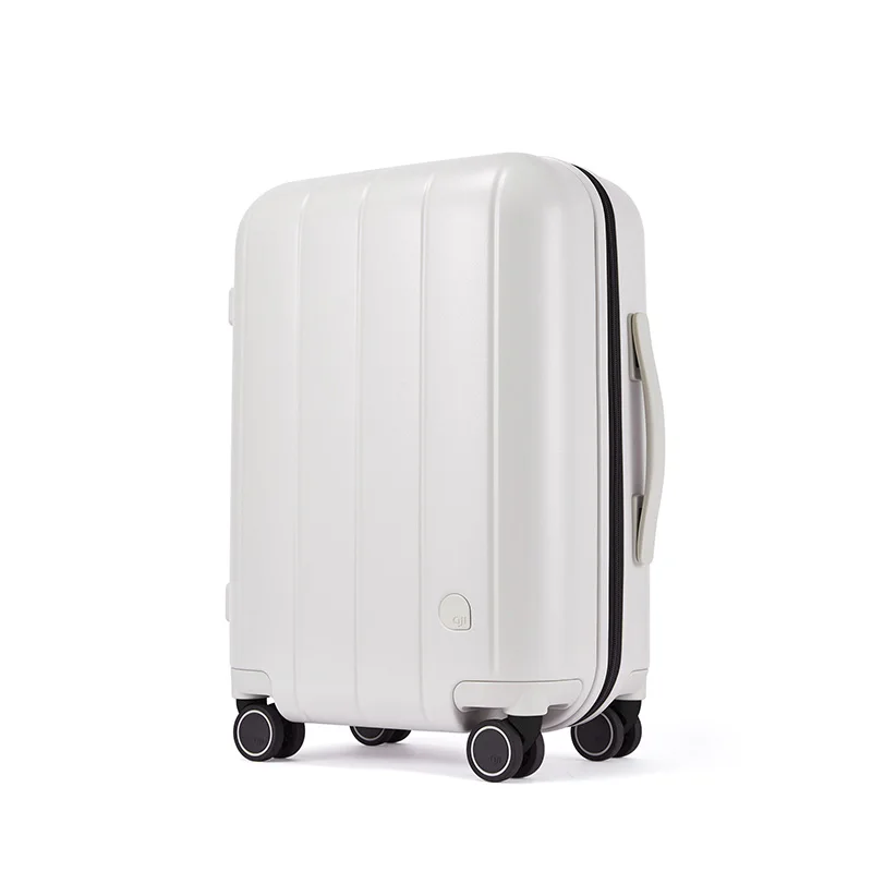 AJI New Design Simple Korean Style Trolley Zipper Travel Luggage Bag Wholesale Wheeled Rolling Cabin Luggage Suitcase