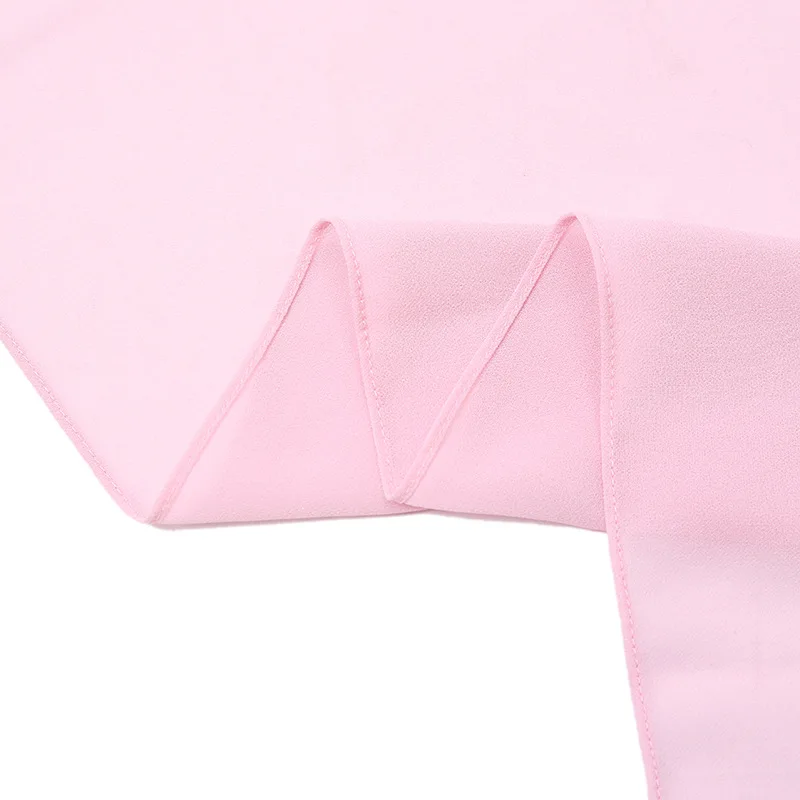 Hijab 150*150 cm Plain Square Scarf Dubai Muslim High Quality Heavy Bubble Chiffon Hijab Wholesale