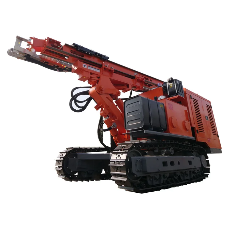 China Solar Pile Driver Manufacturers Vibrating PV Driving Machine For Piling S Shape Piles