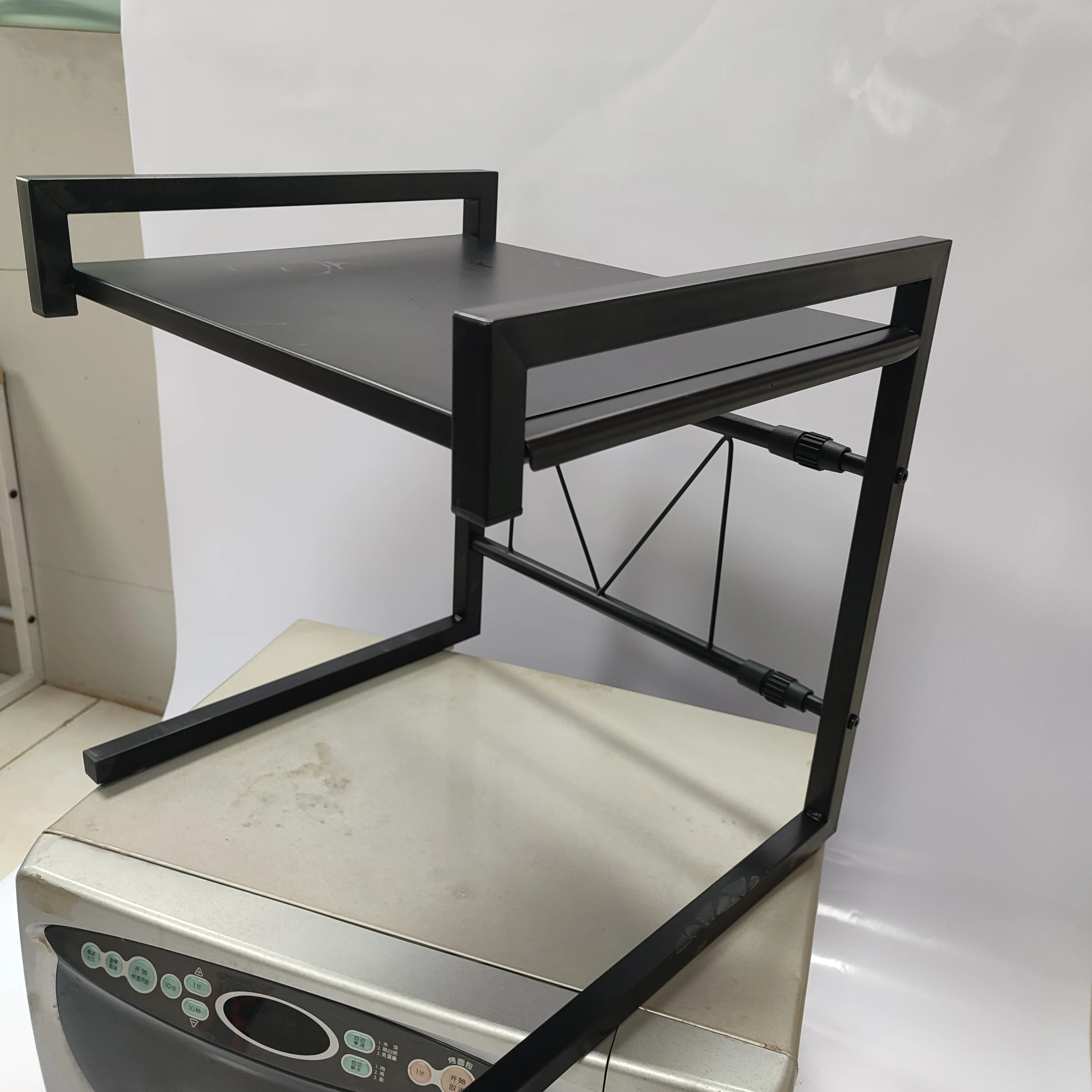 Extendable Microwave Oven Rack Adjustable Microwave/toaster Shelf Heavy Duty Stand Kitchen Counter Top Organizer