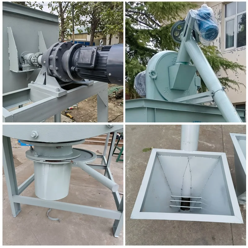 U type Farm use China small manual livestock feed mixer machine