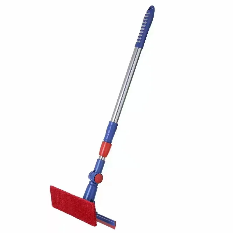 Double Sided Magnetic Glass Window Cleaning Wiper Kitchen Bathroom Telescopic Rod Glass Wiper