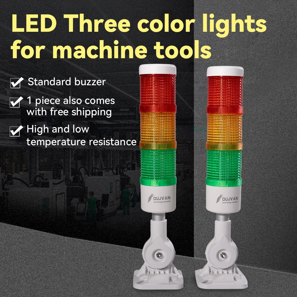 Cheap Price Customized Free Led Cnc Machine Tool Signal Lights RYG Built-In Buzzer Led Warning Light