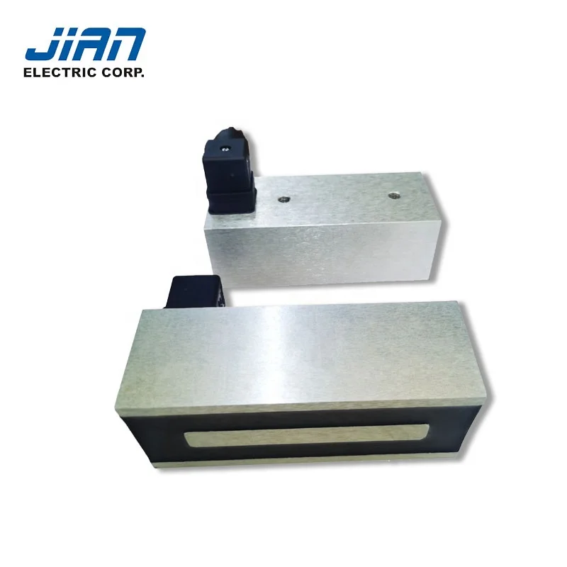 
JSP-1506050 24VDC 14W Holding Force 300kgs(3000N) Rectangle Electromagnet for magnet lifting with connector 
