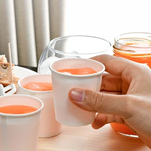 Customized Disposable Color Paper Cups For DIY Wedding Party and Beverage Take Away Cup for Coffee Tea Water