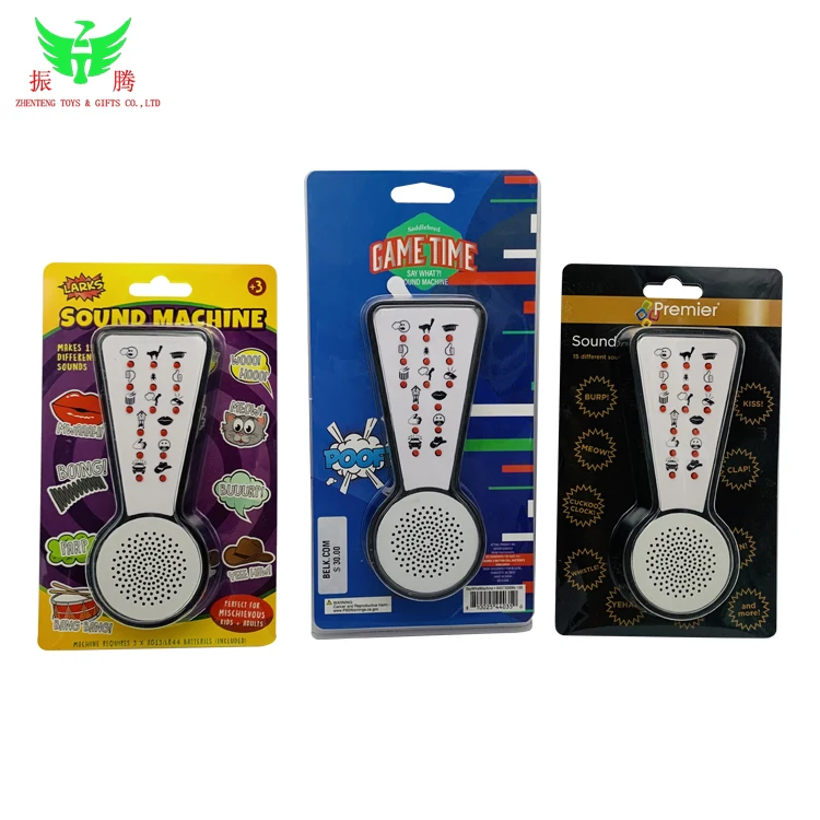 
Toy for children 2-6 years old funny novelty sound effect sound machine with 15 sounds build in toy for kids 