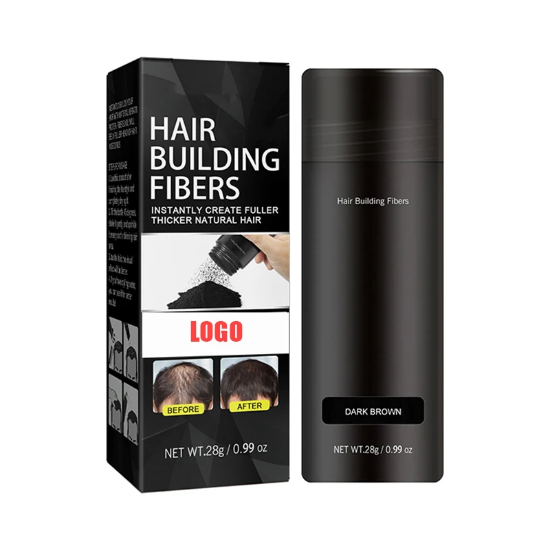 Hot Sale Best Hair Building Fiber Private Label Thickening Hair Fibers Powder Thicker Hair Fiber Powder