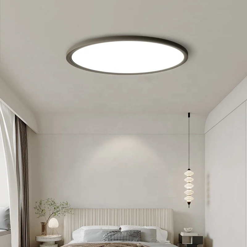 Thin Ceiling Light Fixture surface mount  Led Round White Home Lamp Led Ceiling panel Light